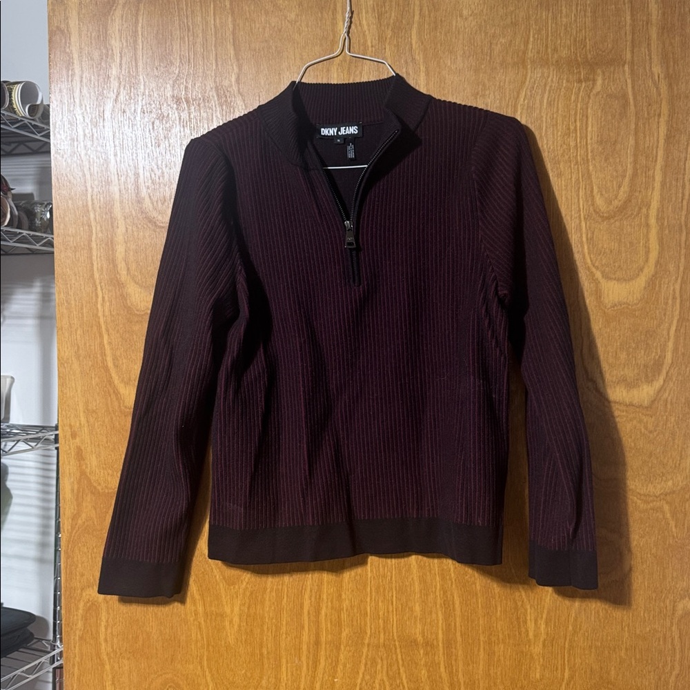 Dkny Burgundy Sweater